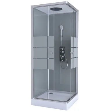 DUŠIKABIIN HARMA LUUNA 90X90X215, MADAL ALUS