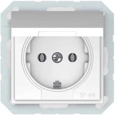 PISTIKUPESA 1-NE VILMA MAANDUSEGA IP44 QR VALGE RAAMITA