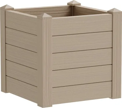 LILLEPOTT TERAPLAST TRAMA 001 42X42X40CM BEEŽ