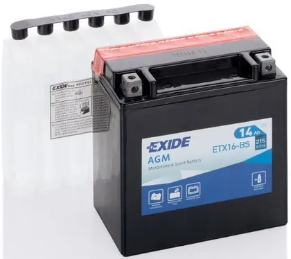 MOTOAKU EXIDE 12V 14AH YTX16-BS AGM 150X87X161MM