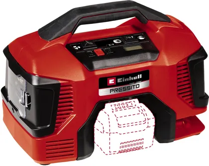 AKUKOMPRESSOR EINHELL PRESSITO 18/21 AKU JA LAADIJATA