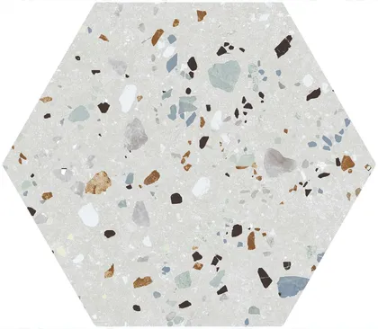 PÕRANDA-JA SEINAPLAAT PRISSMACER HEX. GOBI BIANCO MATT 20X24CM