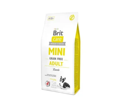 KUIVTOIT BRIT CARE MINI KOERTELE TERAVILJAVABA LAMBALIHAGA 2KG