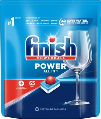 NÕUDEPESUMASINA KAPSLID FINISH POWER 65TK