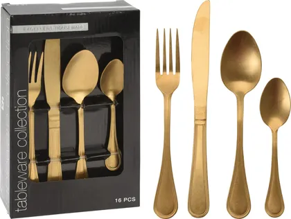 SÖÖGIRIISTADE KOMPL. 16-OSALINE ANTIIKKULDNE