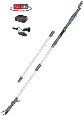 AKUOKSALÕIKUR GARDENA HIGHCUT 360/18V P4A, AKU JA LAADIJAGA