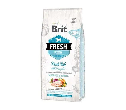 KUIVTOIT BRIT FRESH KOERTELE ADULT KALA/KÕRVITS L 12KG