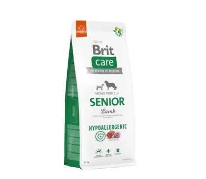 KUIVTOIT BRIT CARE KOERTELE SENIOR LAMMAS/RIIS 12KG