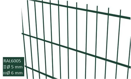 AIA KEEVISPANEEL 2D 50X200/6/5/6MM 1,83X2,5M RAL6005