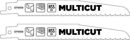 SAELEHT KWB MULTICUT METALL 2TK