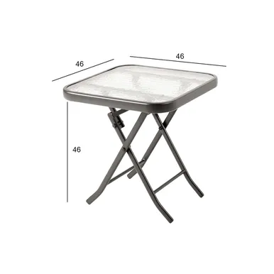 LAUD DUBLIN 46X46X46CM KOKKUPANDAV