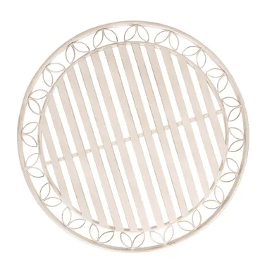 LAUD JASMINE D70XH75CM ANTIIKVALGE METALL