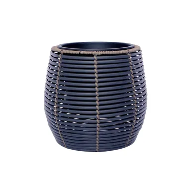 LILLEPOTT WICKER D28XH26CM MUST/PRUUN