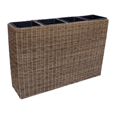 LILLEKAST WICKER 89X24XH60CM HELEPRUUN