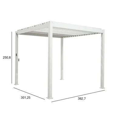 VARIKATUS MIRADOR-111 3X4M VALGE