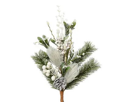 DEKORATSIOON OKS PLAST 15X15X50CM ROHELINE/VALGE