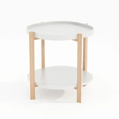 ABILAUD NORAH 50X50XH55CM, VALGE