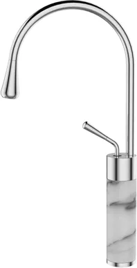 VALAMUSEGISTI INVENA STONE KÕRGE VALGE-KROOM