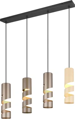 RIPPVALGUSTI TRIO STREAM 4XGU10 MITMEVÄRVILINE