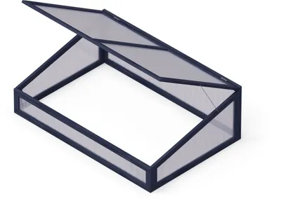 MINIKASVUHOONE ISTUTUSKASTILE UPYARD 120X80CM MUST