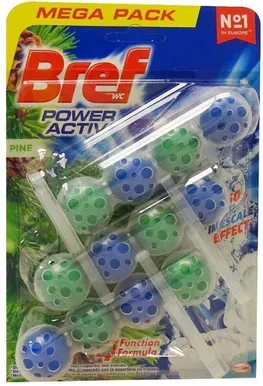 WC-VÄRSKENDAJA BREF POWER ACTIVE 3X50G MÄND