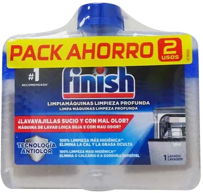 NÕUDEPESUMASINA PUHASTUSVAHEND FINISH 2X250ML