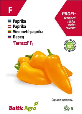 MAGUS MINIPAPRIKA BALTIC AGRO "TERRAZZI" F1, 5 SEEMET