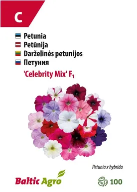 PETUUNIA BALTIC AGRO "CELEBRITY REGULAR MIX"