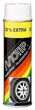 UNIVERSAALVÄRV/VELJEVÄRV MOTIP WHEEL SPRAY MATT MUST 500ML