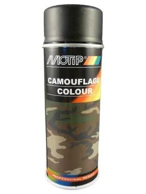 MASKEERIMISVÄRV MOTIP CAMOUFLAGE RAL 9021 MUST 400ML