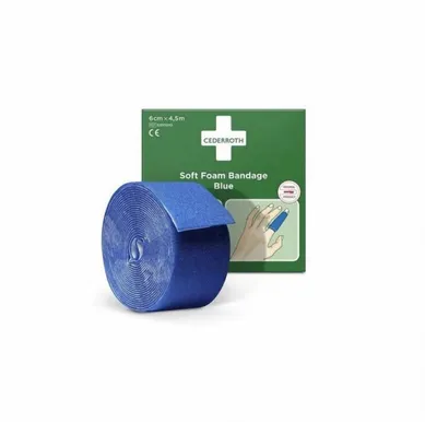 ISEKINNITUV HAAVASIDE CEDERROTH 6CMX4,5M SININE
