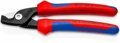 KAABLIKÄÄRID KNIPEX STEPCUT D15MM/50MM2 PLASTIK KÄEPIDE