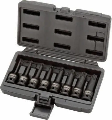 LÖÖKOTSAKUPADRUNITE KOMPLEKT KS TOOLS TORX 1/2´´, 8-OSA
