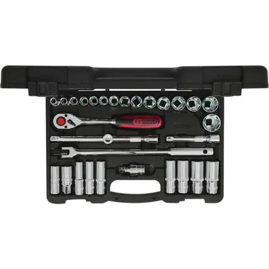 PADRUNIKOMPLEKT KS TOOLS CHROMEPLUS 1/2´´, 30 OSA