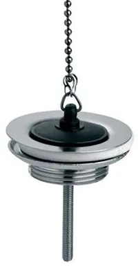 ÄRAVOOLUPESA NORDLINE 1 1/4" KORGI JA KETIGA, MESSING, KROOM