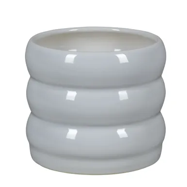 KERAAMILINE ÜMBRISPOTT NDT BUROLO 15X13CM VALGE