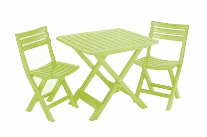AIAMÖÖBLIKOMPLEKT PROGARDEN BIRKI LAUD JA 2 TOOLI ROHELINE