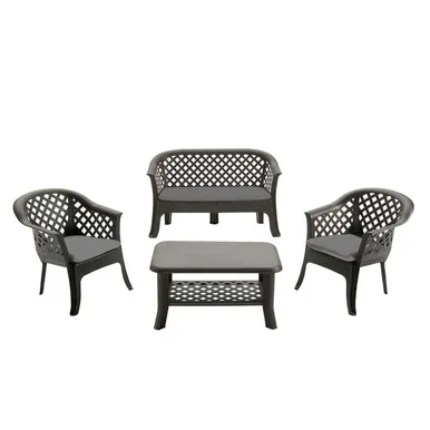 AIAMÖÖBLIKOMPLEKT PROGARDEN VERANDA LAUD, DIIVAN, 2-TOOLI ANTRATSIIT