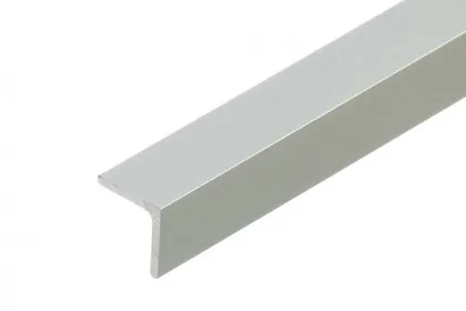 ALUMIINIUM L-PROFIIL CEZAR 12X12X1,5X1000MM ANOD.HÕBEDANE