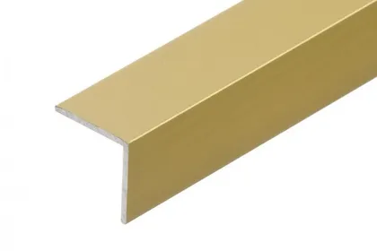 ALUMIINIUM L-PROFIIL CEZAR 20X20X1,5X2000MM ANOD.KULDNE