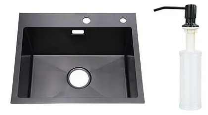 VALAMU NORDLINE CUBE 60X45CM ROOSTEVABA, DOSAATORIGA, MUST