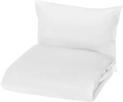 VOODIPESUKOMPLEKT 4LIVING ELLA VALGE 150X210CM, 50X60CM