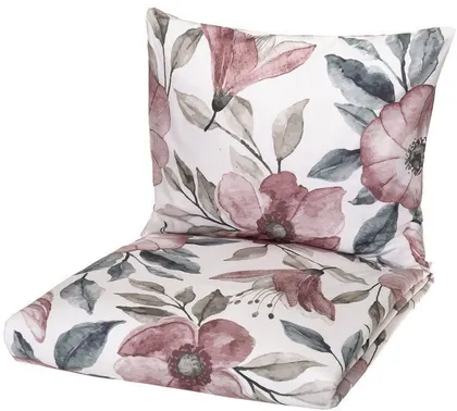 VOODIPESUKOMPLEKT 4LIVING GRETA 150X210CM, 50X60CM ROOSA