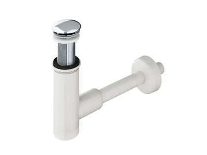 SIFOON VALAMU JAOKS RAVAK 63MM, VALGE/KROOM