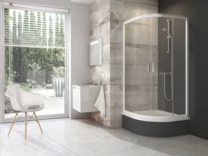 DUŠINURK RAVAK BLIX BLCP4-80, 80X175CM VALGE, LÄBIPAISTEV