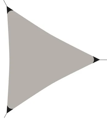 PÄIKESEVARI KOLMNURKNE TAUP 360X360X360CM