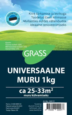 UNIVERSAALNE MURUSEEMNE SEGU GRASS 1KG