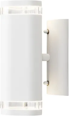 VÄLISVALGUSTI KONSTSMIDE MODENA SEINALE 2X35W IP44 GU10 VALGE