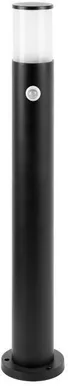 VÄLISVALGUSTI DALIA BOLLARD E27 15W IP54 80 CM MUST SENSOR