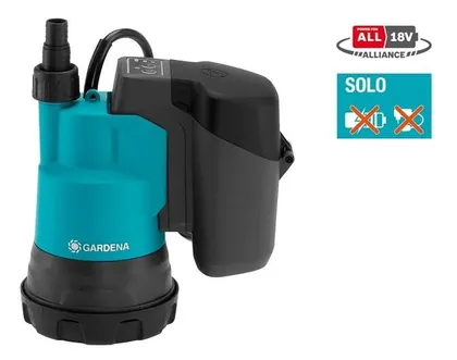TÜHJENDUSPUMP GARDENA 2000/2 LI-18, ILMA AKU JA LAADIJATA